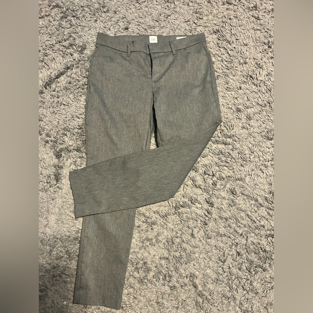 Women’s charcoal petite ankle pants